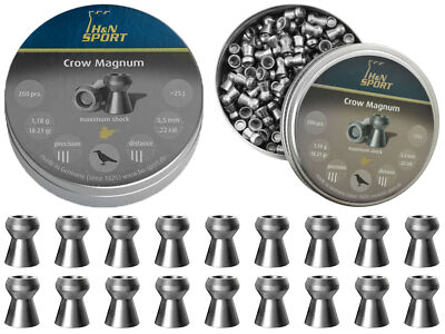 Luftgewehr luftdruckgewehr diabolo H&N Crow Magnum 5,5 mm 200 szt.