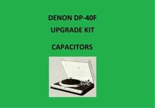 Turntable Denon DP-40F Repair KIT - all capacitors
