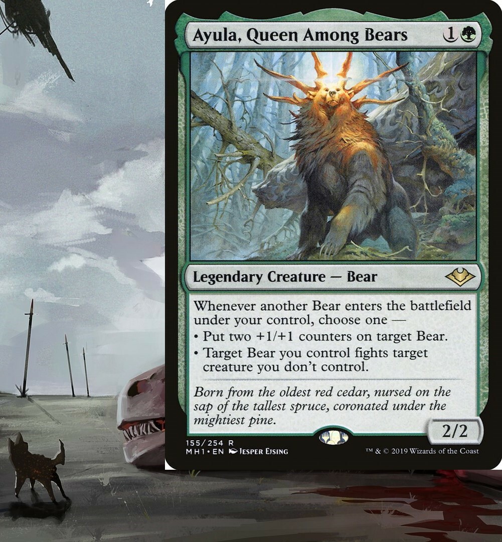 Ayula, Queen Among Bears Commander Deck - Green BEARS Magic MTG - Ready ...
