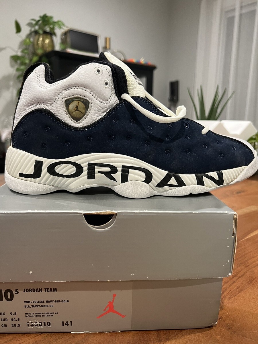 いの Size 10.5 - Air Jordan Team White College Navy for sale online | eBay