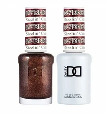 DND Soak Off Gel Polish and Nail Lacquer - 697 - Sizzlin Cinnamon