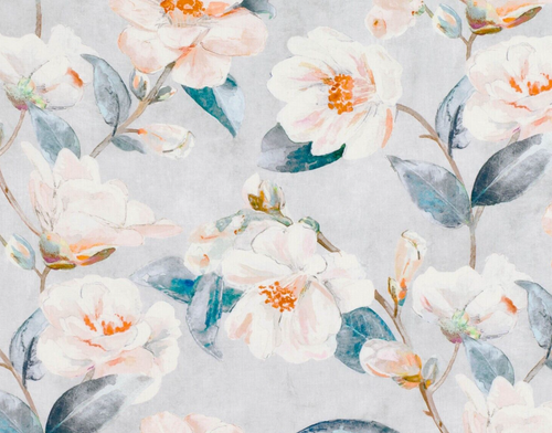 ROMO CURTAIN FABRIC DESIGN Japonica 5.3 METRES MANDARIN 100% LINEN GARDENIA COLL - Picture 9 of 10