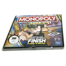 Monopoly Speed Board Game *New, Damaged Box*
