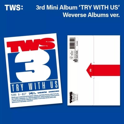 TWS [TRY WITH US] 3rd Mini Album WEVERSE ALBUMS Ver./ QR Card+3 Photo Card+GIFT