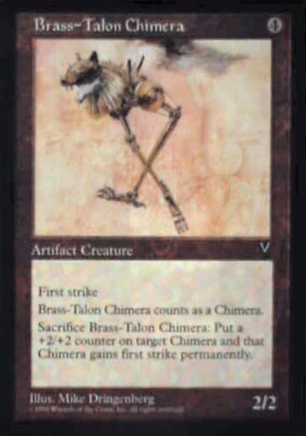 Brass-Talon Chimera - Visions: #142, Magic: The Gathering Nm R109