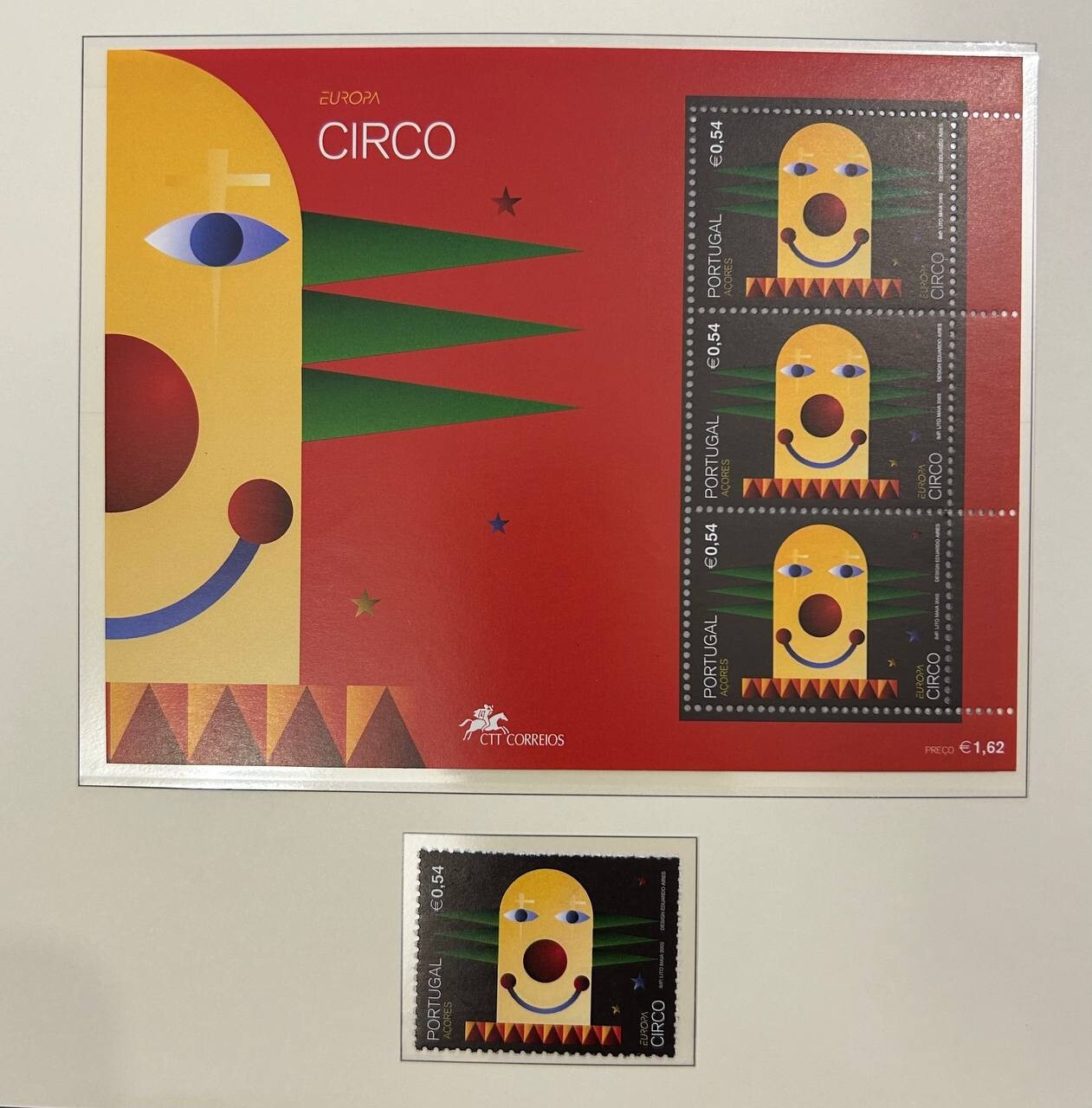 Azores Portugal 2002 block+stamps Mi#bl.23+483A MNH CV=12,50$