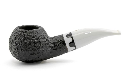 Savinelli Pfeife Balanzone 320 schwarz rustiziert 9mm Filter pipe pipa