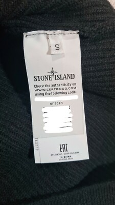 【送料&関税込】Stone Logoed Sweater Stone Island 583B7 Sweater Big Logo Wool two tone S | eBay