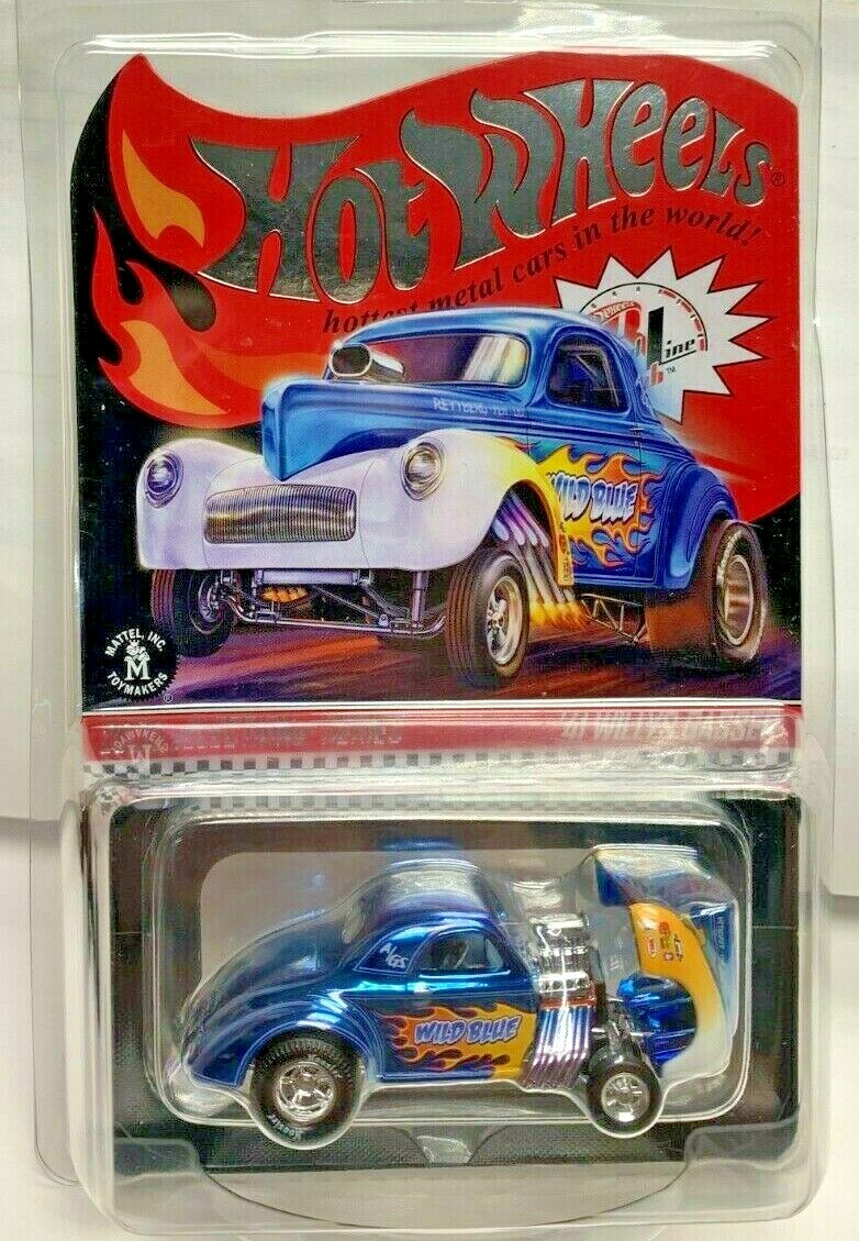 ホットウィール　レッドラインクラブ・セレクションズ - 41 ウィリス・ガッサー Hot Wheels 2020 Red Line Club RLC Selections Wild Blue '41 Willys
