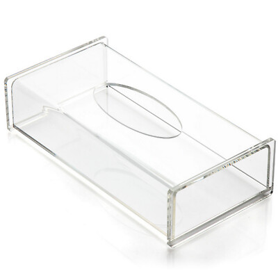 TRIXES Tissue Box NEU groß klar Acryl rechteckig Tissue Box & Serviettenhalter