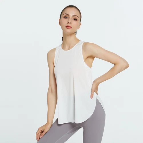 Women's Workout Tank Tops Cool-Dry Sleeveless Loose Fit Yoga Shirt Athletic Tops - Bild 37 von 41