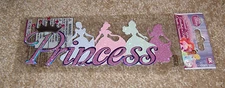 Disney EK Success 3D Embellishment ~ Princess Glitter Title.