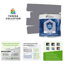 HOME GUARD Floor Paint: Commercial Grade Heavy Duty Protection | Interior & E...