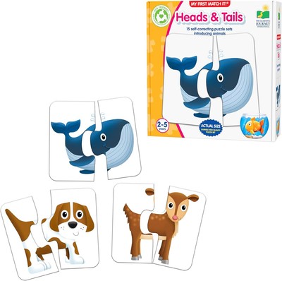 The Learning Journey: My First Match It - Head and Tails - 15 Piece... 