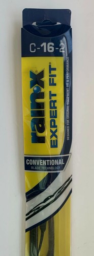 Rain-X Wiper Blade Conventional C-16-2 New Wiper Blade Expert Fit Replacement