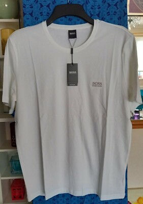 Boss Bodywear weißes Baumwoll-T-Shirt Mix & Match Regular (mehrere Größen verfügbar)