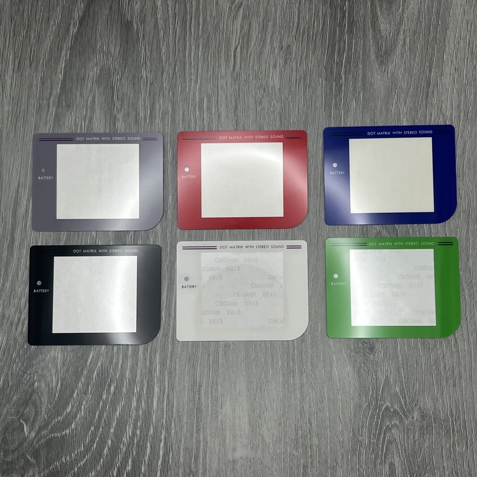 Original Nintendo Game Boy DMG-01 Replacement Screen Lens (2 PACK) Choose Color! - Image 3 of 4
