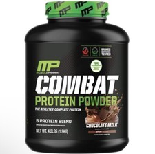 MusclePharm Combat Protein Powder  - 4 lb, 52 Servings, Chocolate Milk 18.75 per gallon