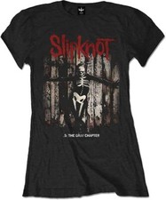 Image of Officially licensed Slipknot The Gray Chapter Album Ladies Black T Shirt Tee