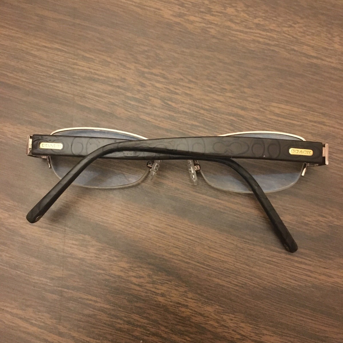 New Coach Women Glasses Frame Eyewear LAVERNE 247 TAN Half Rim Eyeglasses COACH LAVERNE 247 Eyeglasses - Coach Authorized Retailer  main image 3