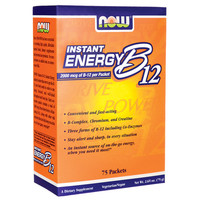 Now Foods B-12 Instant Energy 75 Pkts on sale Now Foods B-12 Instant Energy 75 Pkts on sale