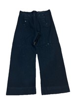 1940s U.S. Navy Wool Uniform WWII Naval Button Flap Military Pants Size Small