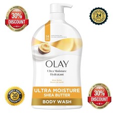 Olay Body Wash for Women, Ultra Moisture, 24hr Moisturizing,33 fl oz 0.45 per gallon