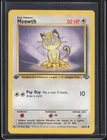 1999 Pokemon Jungle 1st Edition Meowth #56/64 LP