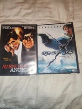 Lot Of 2 Sylvester Stallone Movies Avenging Angelo & Eye See You Both Work 