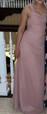 Azazie JANE Bridesmaids Dress A2 Dusty Rose Worn Once Unaltered