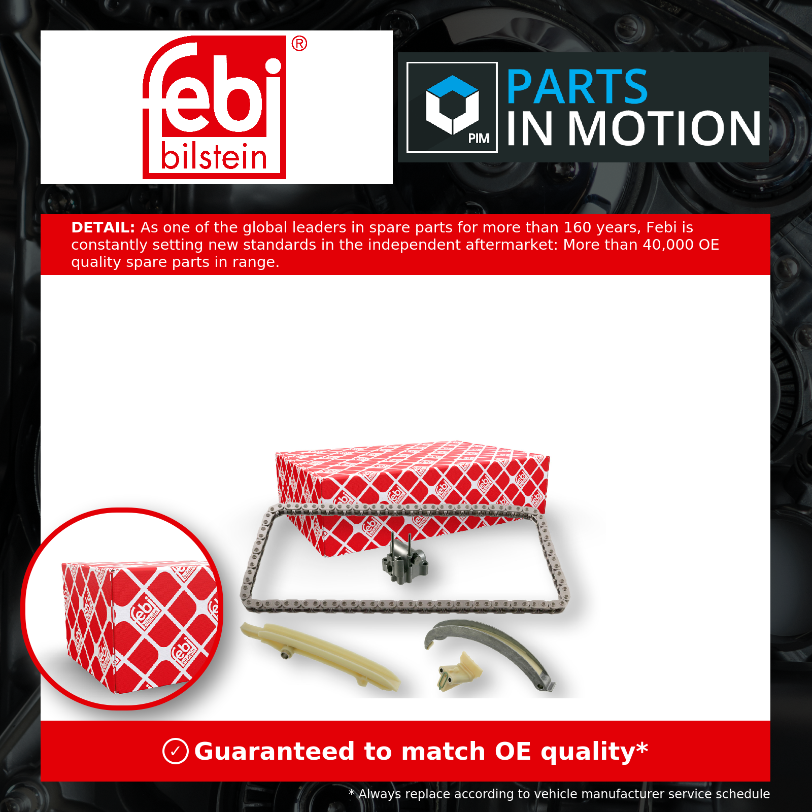 Timing Chain Kit fits BMW 530D E39 3.0D 98 to 04 11312248728 11312248728S2 Febi - Image 16