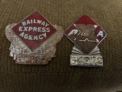 Railway Express Agency Badges
