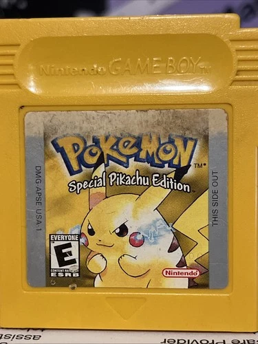 Pokémon Yellow Version Nintendo Game Boy, 1999, Authentic Cartridge, Tested