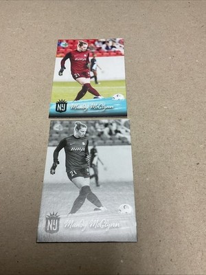 2021 Parkside NWSL Vol 1/2 NJ/NY Gotham Mandy McGlynn Common & Black/ White Card