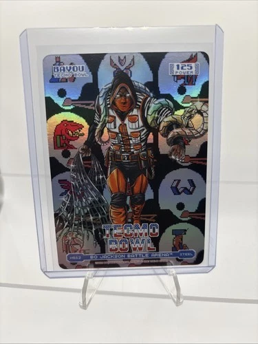 2026 Bo Jackson Tecmo Bowl BAYOU Ja'Marr Chase HELMETS Steel Battlefoil H612
