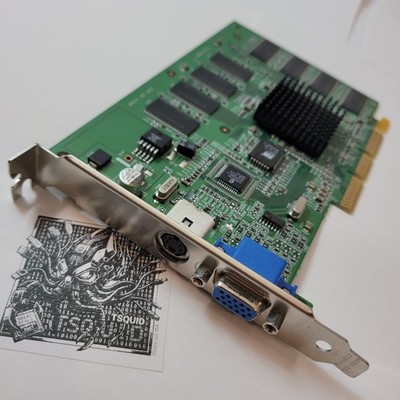NVIDIA NV880.0 REV A AGP Graphics Card VGA S-Video Vintage PC GPU