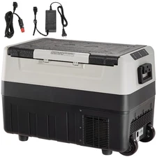 48QT/45L Portable Car Refrigerator Freezer Compressor Car Cooler Dual Zone Home