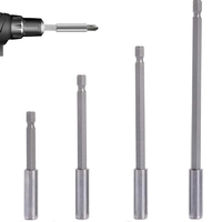 "4Tlg Bit VerläNgerung Bit Halter Bithalter Set, 1/4\" Sechskantschaft VerläNgerun"