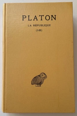 Platon La République livres I à III Les Belles Lettres Budé 1981 Relié - Photo 1/4