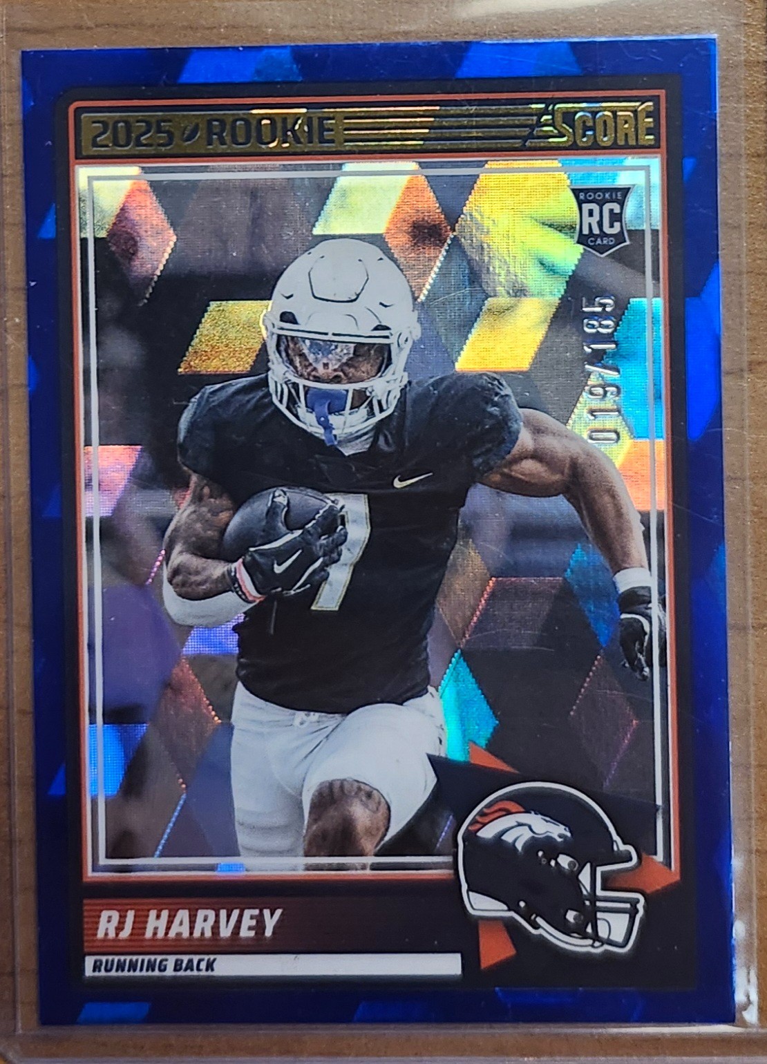 2025 Score - Rookies RJ Harvey #49 Cubic /185 (RC)