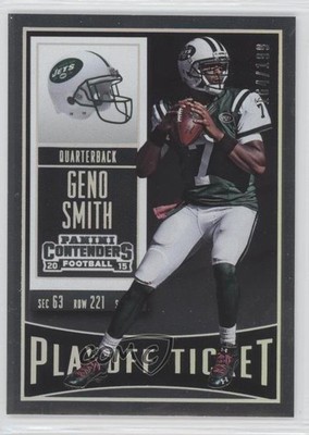 2015 Panini Contenders Playoff Ticket 164/199 Geno Smith #84 0b5