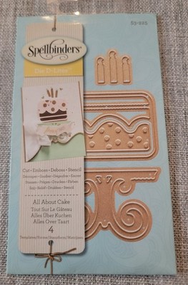 NEW Spellbinders Die D-Lites- All About Cake S3-225
