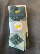 2026 Mens Masters Performance Golf Socks w Masters Logo New FJ Sz 7-12