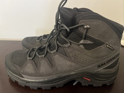 Size 10 Salomon Men s Quest Rove Goretex Trail Running Shoe Black