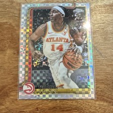 2025-26 Topps Chrome X-Fractor Terance Mann Atlanta Hawks Basketball #9