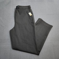Talbots Women 8P Dark Gray High Rise Straight Leg Dress Pants NWT