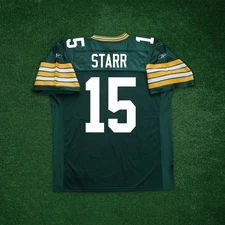 Bart Starr Reebok Green Bay Packers NFL Authentic On-Field EQT Home Jersey