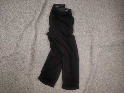 Yves Saint Laurent Vintage Classic men's black wool slim-fit trousers Pants