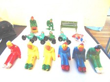 vintage Barclay lead xmas pieces . 15 pcs. Great shape 