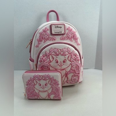 Loungefly Disney The Aristocats Marie Floral Mini Backpack  display picture 1